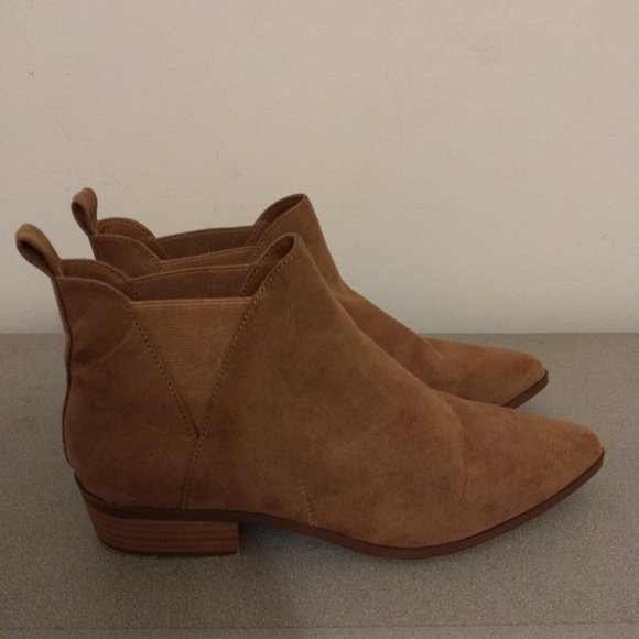 Tan Suede Chelsea Ankle Boots - Picture 2 of 5